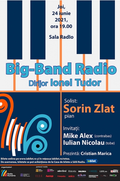 SORIN ZLAT și trio-ul său – invitați speciali în ultimul concert de jazz prezentat de BIG BAND-ul RADIO în această stagiune
